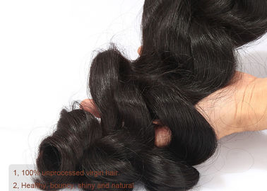 No Shedding Indian Brazilian Hair Weave , Smooth 6A Unprocessed Brazilian Hair supplier