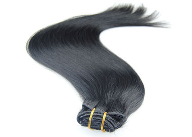 Silky Straight Wave Real Brazilian Human Hair Weave Clean Without Lice Or Knots supplier