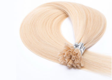 Soft Glossy Remy Blonde Hair Extensions Healthy Clean Without Knots Or Lice supplier