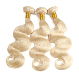 Soft Glossy Remy Blonde Hair Extensions Healthy Clean Without Knots Or Lice supplier