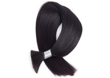 Straight Bulk Human Hair Extensions , Unprocessed Russian Hair Extensions Bulk supplier