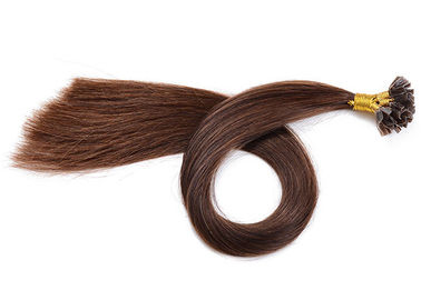 Double Drawn Pre Bonded Hair Extensions , Pre Bonded Indian Hair Extensions For Black Women supplier