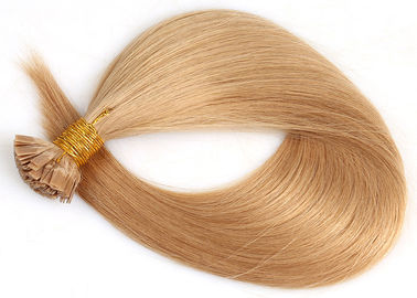 Strong Glue Pre Bonded Hair Extensions , Pre Bonded Stick Tip Hair Extensions supplier