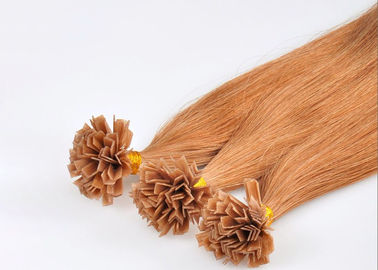 1 Gram Pre Bonded Hair Extensions , Straight Pre Bonded Keratin Hair Extensions supplier