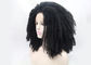 Kinky Curly Synthetic Lace Front Wigs Cap With Stretch Ability And Adjustable Straps supplier