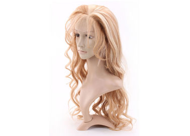 Strong Double Weft Colored Hair Wigs 8A 10A Grade With Natural Hair Line supplier