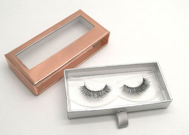 Customized Invisible Band Eyelashes Natural Looking Luxury 100% Mink Fur supplier