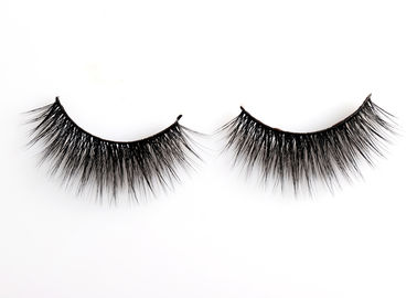 OEM 3D Silk Mink Eyelash Extensions Synthetic Without Chemical Processing Or Dyes supplier