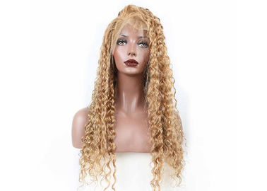 9A Long Curly Human Hair Lace Front Wigs Healthy Can Be Dyed Any Color And Ironed supplier