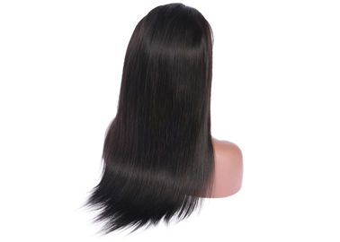 10A Grade Full Lace Human Hair Wigs , Straight Cambodian Hair Full Lace Wigs No Tangle supplier