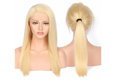 European Remy Blonde Full Lace Wigs Human Hair 8A Grade Without Knots Or Lice supplier