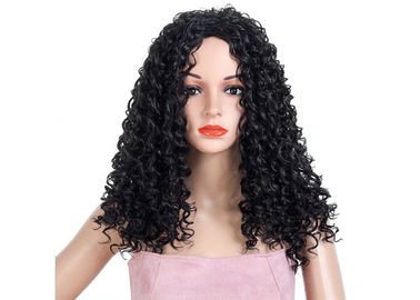 Natural Color Virgin Hair Full Lace Wigs African Black Small Roll Explosion Head supplier